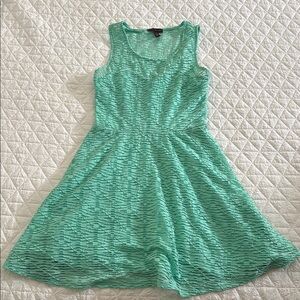 Material Girl Mint Textured Casual Dress